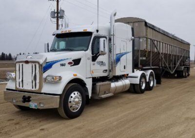 truck in the yard