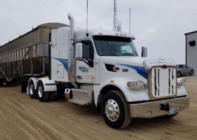 truck in the yard